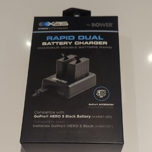 Bower Rapid Dual Battery Charger - NWT